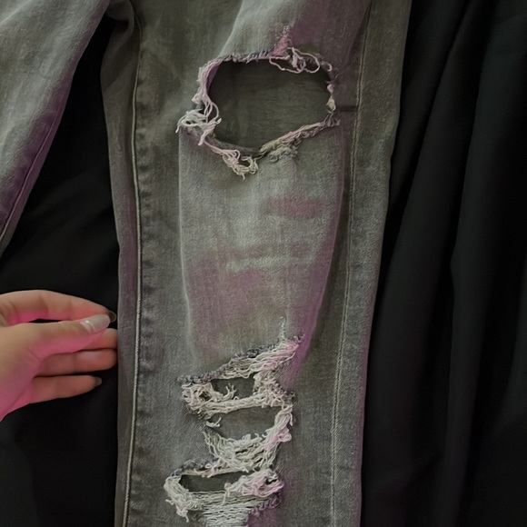 Grey Jeans, American Eagle, NE(X)T Level Stretch, Super High Rise Jegging - Picture 8 of 10